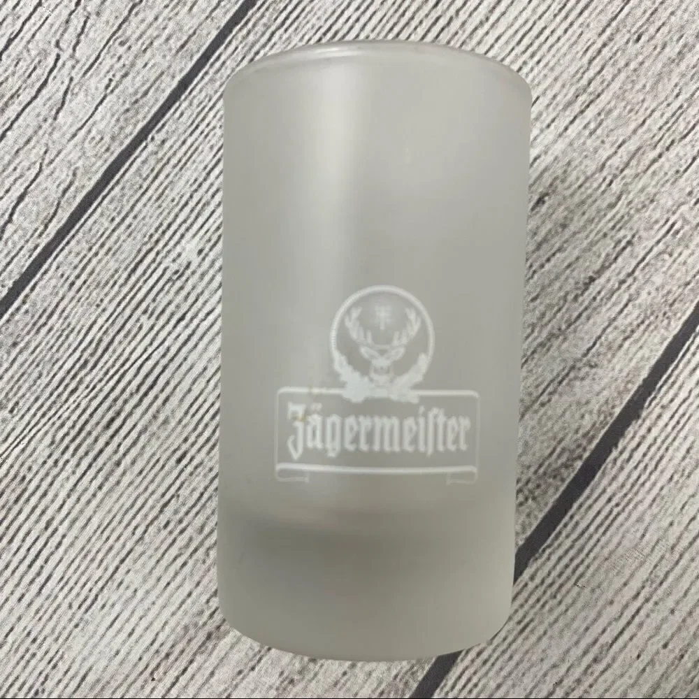 Jagermeister Set of 2 shot glasses approx 3.5” tall